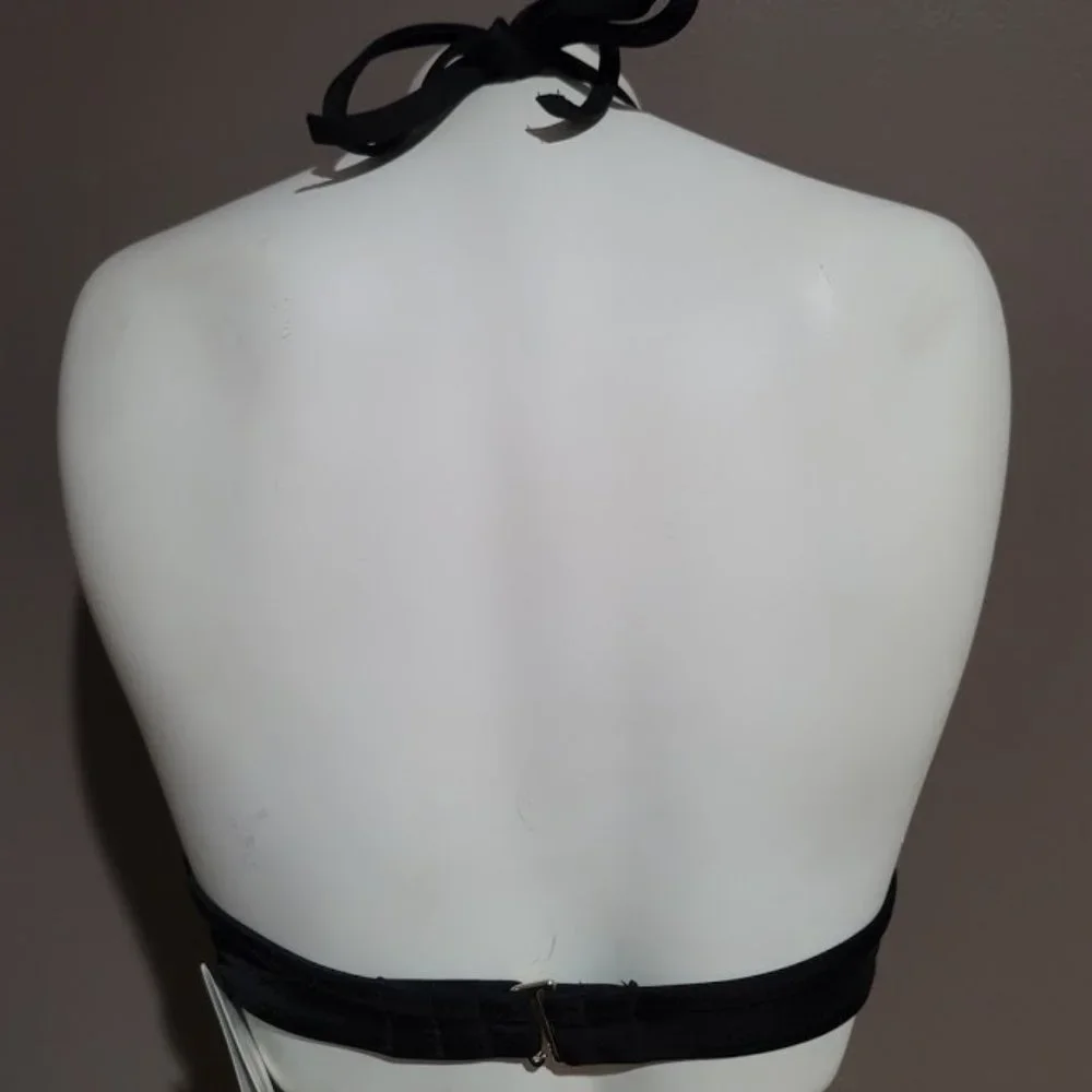 Shade & Shore Black High Neck Bikini Top - Picture 4 of 8